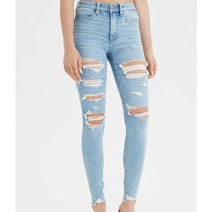 American Eagle Ripped Skinny Jeans